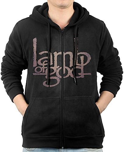 GGDDAA Mens Lamb Of God Traveler Cool Hoodie Hoodies Leisure Style XL Black