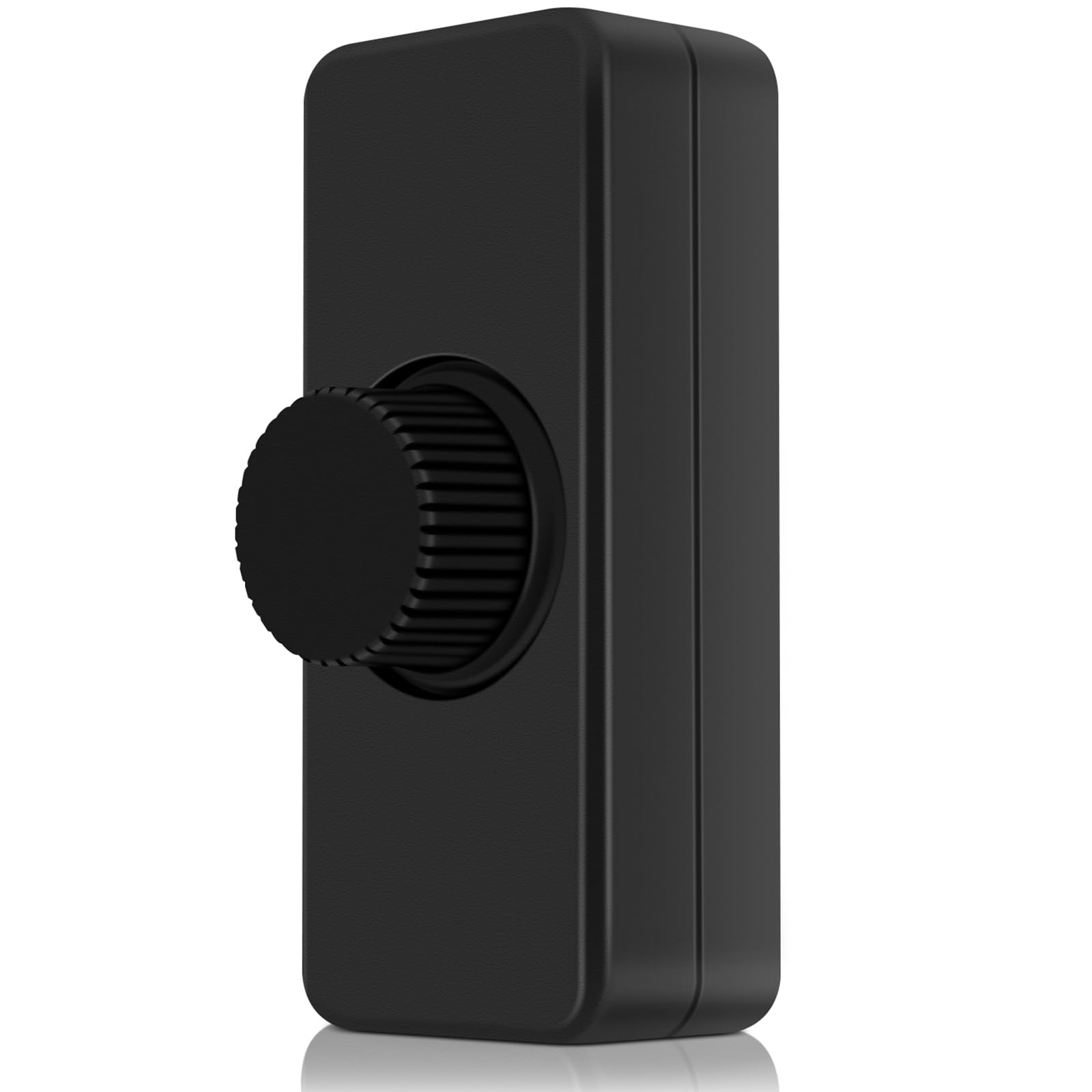 Aroidful Inline LED Dimmer Switch, 240V Rotary Push ON/OFF Trailing Edge Dimmer Switch for Dimmable LED Lights/Incandescent/Halogen Bulbs, 1Gang, 3-100W (Black)