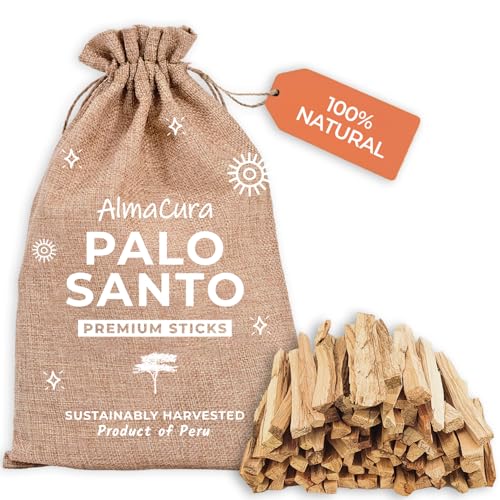 Palo Santo Sticks Higher Resine Organic Certified from Peru (NOT Ecuador). Ethically and Sustainably Harvested. Protection, Meditation, Yoga, Relief, Spiritual Cleansing, (10 Sticks)