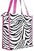 Zebra Print Tote Bag (Pink)