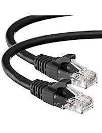 CAT6 Cable de Ethernet   por Ultra claridad   Cable UTP CAT 6 LAN Cable de red para Internet conexiones   Cable Negro Conectores RJ45), UC075
