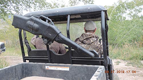 UTV Gun Boot Scabbard Rack Carrier for Utility vehicles Polaris Kawasaki Can Am, Yamaha Wolverine and Viking, Arctic Cat, Kubota, John Deere or other UTV's Polaris Yamaha Ranger Can Am