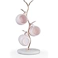 ABZUOON Coffee Mug Holder,Mug Rack Countertop,Leaf Shaped Mug Tree for Counter,Coffee Tea Cup Mug Holder Stand for Countertop,Perfect Coffee Bar Accessory & Kitchen Home Organizer(Mug Not Included)