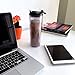 Cupture Crystal Click & Seal Shake Tumbler Cup for Hot or Cold Drinks - 22 oz (Black Diamond)