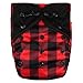 HappyEndings Contoured Day or Night All in One Cloth Diaper (+Pocket) (Lumberjack)