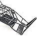 Steel Chassis Roll Cage Frame Body with Esc Mount Plate for 1/10 Axial Wraith 90018 RC Truck Black