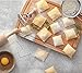 MASTER FENG Ravioli Stamp Maker Cutter with Roller Wheel Set, Mold with Wooden Handle and Fluted Edge, Pasta Press Kitchen Attachment (MF-1400)