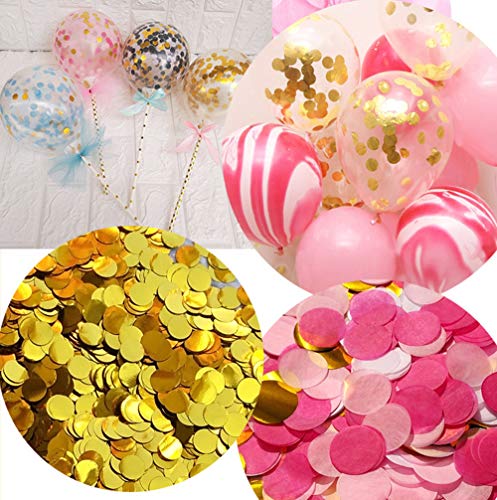 Pink Confetti 10mm Tissue Paper Confetti Party or Wedding Decoration Pack of 3000 Pieces