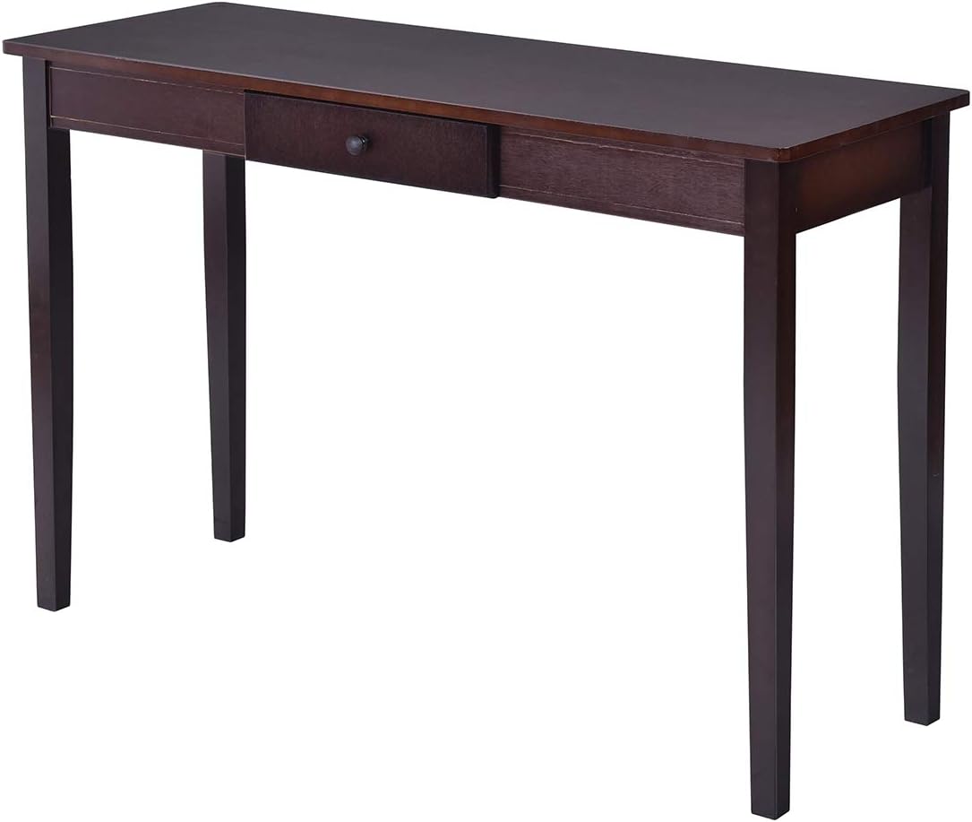 Amazon Com Giantex Console Table Wooden W Drawer For Entryway