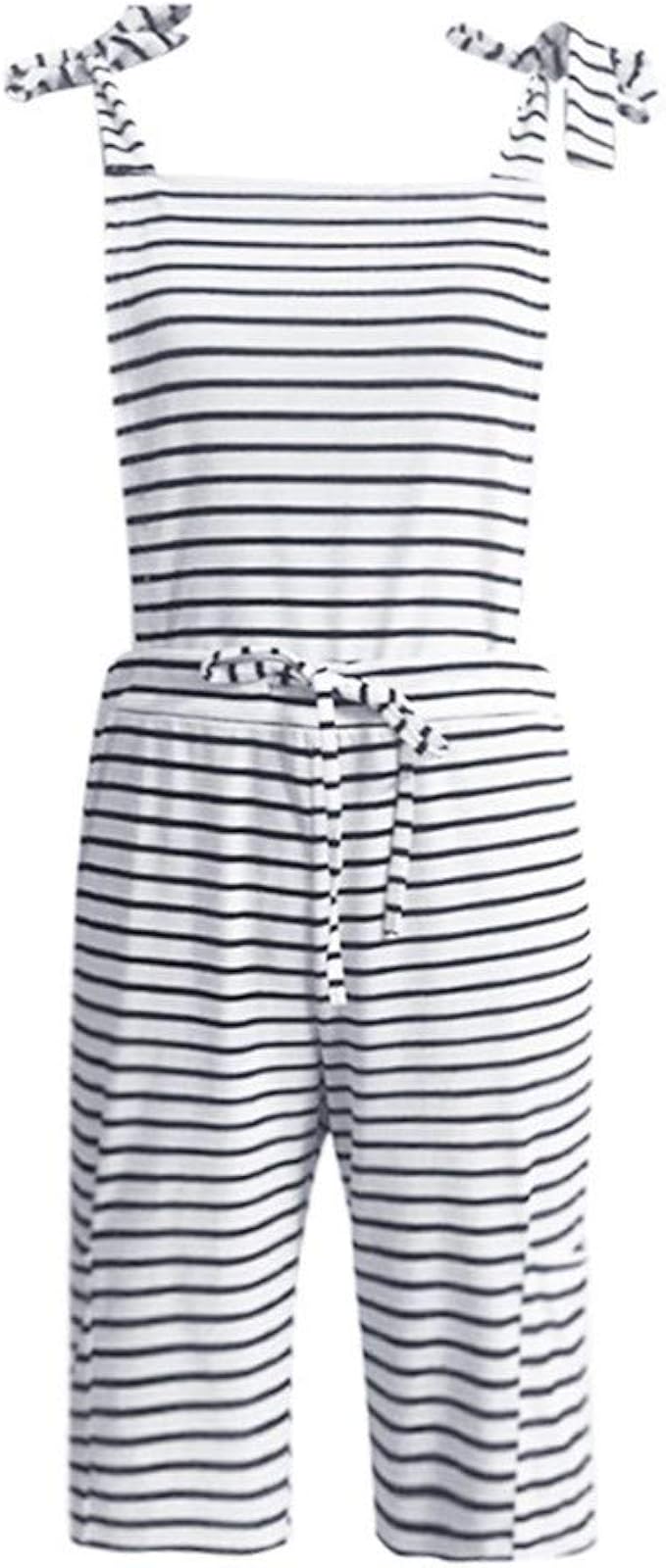 one piece striped jumpsuit