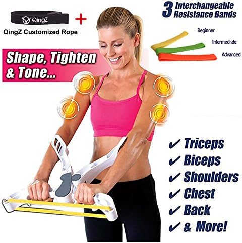 Useful Wonder Arms Upper Body Arm Workout Fitness Machine As Seen On TV by QingZ (QingZ Customized Rope Included)