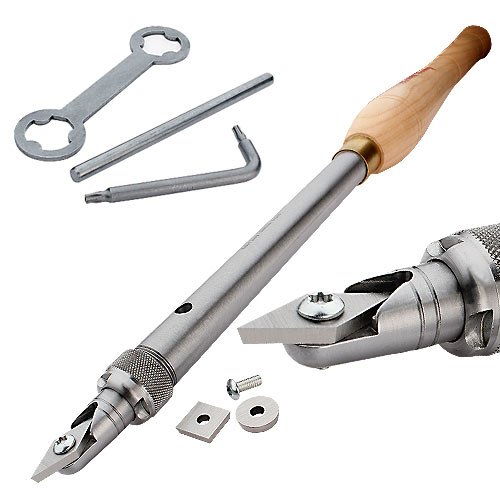 Robert Sorby Handled TurnMaster with Round, Square and Detail Point HSS Cutters (RSTM-HCT123)