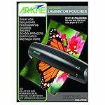 Apache 3 Mil Letter Size (9 x 11.5") Crystal Clear Universal Thermal Laminating Pouches, 100 Count