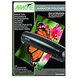Apache 3 Mil Letter Size (9 x 11.5") Crystal Clear Universal Thermal Laminating Pouches, 100 Count (Office Product)