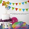 Matana-61-Piece-Rainbow-Party-Tableware-Set-Caters-for-15-Guests Matana - Rainbow Party Tableware Set - Paper Plates Cups Napkins Tablecloth for Kids Birthday Party - Caters for 15…
