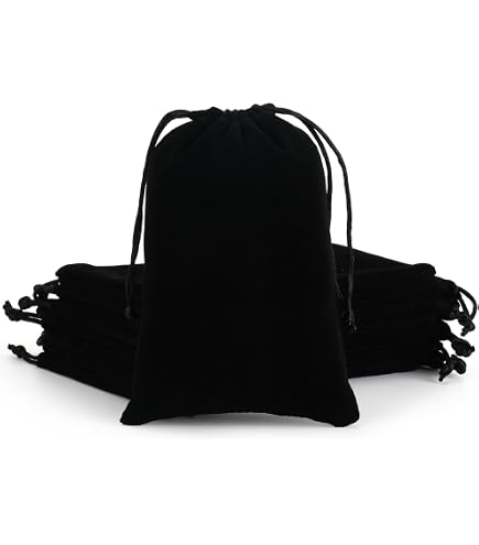 Amazon.com: 100pcs Velveteen Sack Velvet Cloth Drawstring Bags