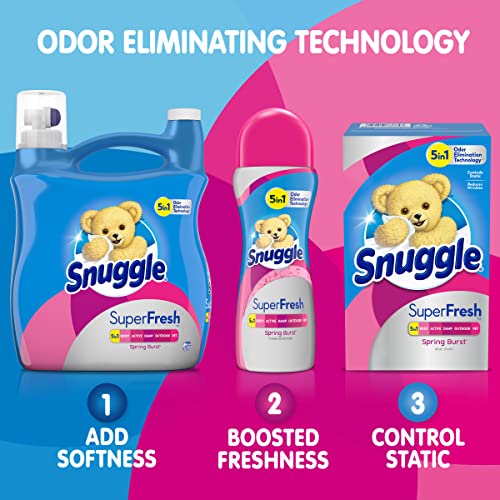 Snuggle Plus SuperFresh Dryer Sheets with Static Control and Odor
