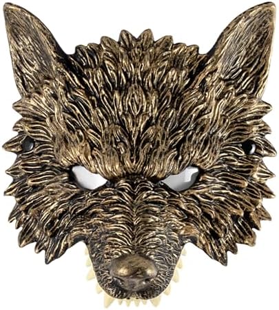 Máscara De Hombre Lobo De Látex Para Halloween – Cabeza Completa Con Pelaje Realista – Terror Y Cosplay Para Adultos Y Jóvenes