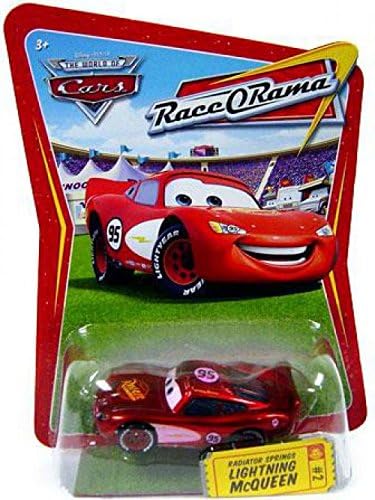 Amazon.com: Disney / Pixar Cars Movie 1:55 Muelles para radiador de coches fundidos serie 4 Race-O-Rama Lightning McQueen (variación de pintura rosa): Toys \u0026 Games