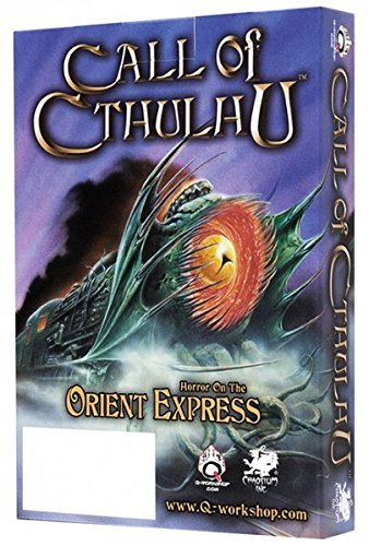 Q-Workshop Coc Horror on the Orient Express Black & Purple Dice Set (7) Board Games