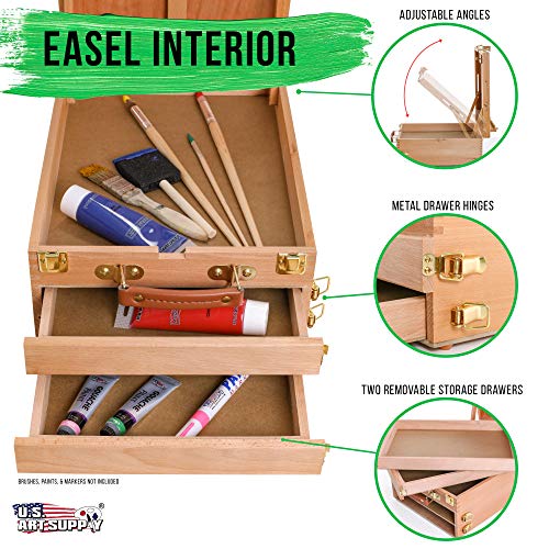 2 US+Art+Supply+2+Drawer+Sketchbox