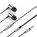 Earbuds,AILIHEN M10 Metal in Ear Headphones with Microphone Strong Bass Earphones for iPhone iPad iPod Tablets Laptop Android Smartphones