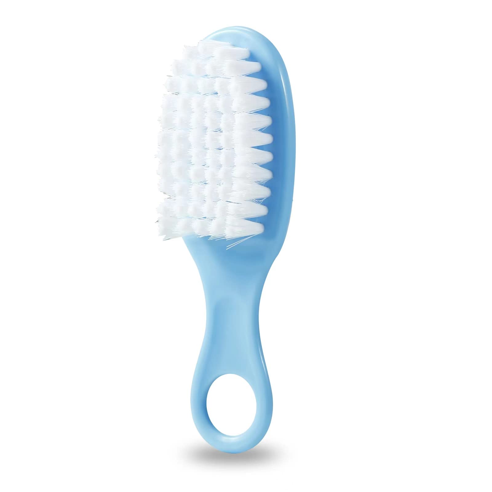PandaEar Baby Healthcare & Grooming Kit - Baby Safety Set Comb, Brush, Finger Toothbrush, Nail Clippers, Scissors, Nasal Aspirator - Nursery Care Kit (Blue)