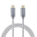 CableCreation USB C to USB C Cable 10ft 60W, Braided USB-C Cable 3A Fast Charging, Compatible with Macbook(Pro), Galaxy S20/S20+/S20 Ultra/S10/S9/S9+, Note 10, Pixel 3XL, etc. Space Gray