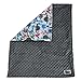 Snuggle Stuffs Unisex Baby Reversible Minky Dot Stroller Blanket (Choose Color) (Dinosaurs/Grey)
