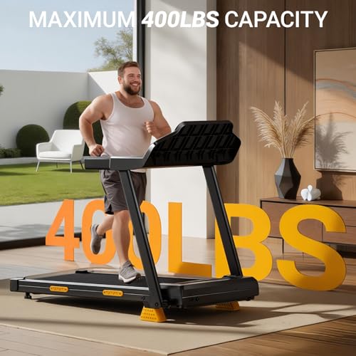 Folding Treadmill with 16% Incline, 4-in-1 Foldable Treadmill 12KM/H for Home, 3HP Running Jogging Machine, 180KG Capacity Quiet Electric Machine for Office Gym, 3 Screen LED Display & 12 Programs