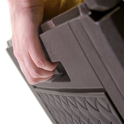 Casaria Auflagenbox 310 Liter Haltegriffe UV-Beständigkeit Rollbar 119x48x60cm Garten Terrasse Balkon Truhe Gartenbox… – Bild 6