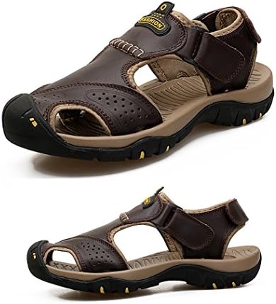 Maesty Outdoor Men Sports Sandals Summer Casual Beach Fisherman Slippers Adjustable Belt US Black 11