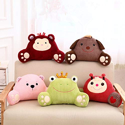 Backrest Pillow – Stuffed Sitting Support Bed Pillow with Arms for Comfort while Reading & Relaxing Chair Car Seat Sofa Rest Cushion - Thumbnail 2