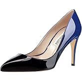 JOY IN LOVE Women's Pump Shoes 3.5" High Heels Pointy Toe Stiletto Pumps
