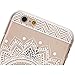 iPhone 6S Case,iPhone 6 Case,Hundromi iPhone 6 6S Plastic Transparent Clear Case Cover Henna Full Mandala Floral Dream Catcher for iPhone 6/6S(4.7-inch)