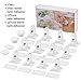 Magnetic Baby Proofing Safety Locks, 12 Locks with 2 Keys, 3M ADHESIVE for Cabinet Drawer Baby Safety Cabinet Locks, No Drilling or Screws Needed, White