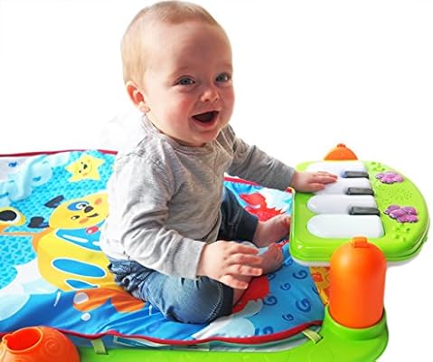 baba mama play piano gym