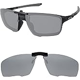HILEEN Polarized Clip-on Sunglasses for Oakley Crosslink Zero OX8080 58mm for Men Women UV Protection-Silver
