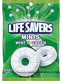 Life Savers – Vela dura, individualmente envuelta, paquete variado – Butter Rum, Pep O Mint, Wild Cherry, 5 sabores, naranja, Wint O Green, 6 unidades