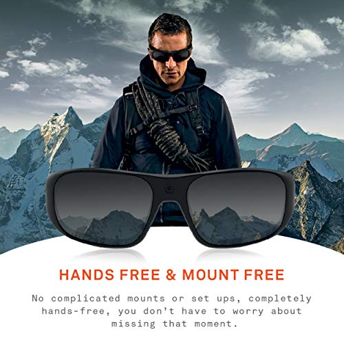 Bear Grylls Waterproof Action Camera Glasses (BGGLS1) with Full HD 1080P Builtin POV Camera