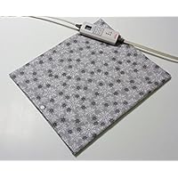 Replacement Cover for 12&rdquo; x 15&rdquo; Heating Pad ~ Heating Pad Cover ~ Cover Only ~ Snowflakes on Grey Print