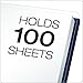Oxford Clear Front Report Covers, Dark Blue, Letter Size, 25 per Box (55838EE)