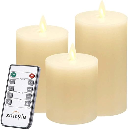 Amazon Com Smtyle Flameless Candles For Fireplace Candelabra Or