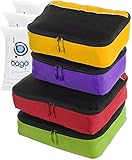 Bago Packing Cubes 4pcs Value Set for Travel - Plus 6pcs Organizer Bags