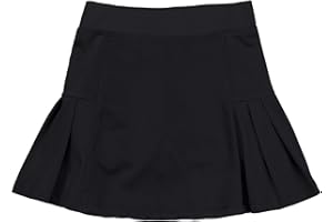 JESKIDS Girls' Tennis Golf Skirts with Shorts Pickleball Athletic Pleated Skort 6~13T