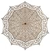 The 1 For U Women's Victorian Lace Parasol Ecru/Light Beige