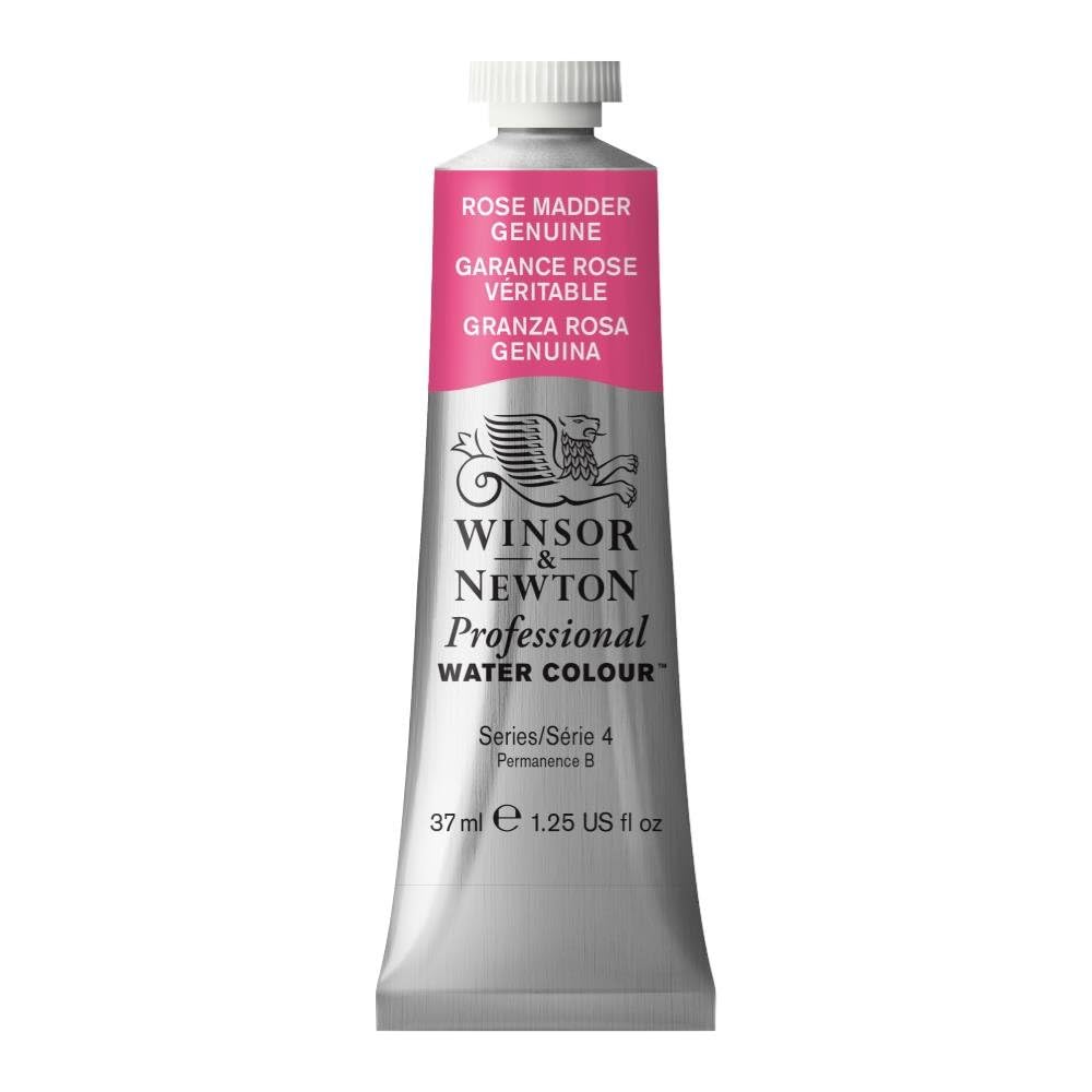 Winsor & Newton 37 ml Professional Water Colour Tube, Rose Madder Genuine