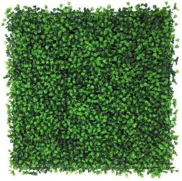 Artificial Hedge Plant, Faux Greenery Panel, UV Protected Faux Greenery Mats, Suitable for Both Outdoor or Indoor, Garden, Backyard and Home Décor,20 x 20 Inch,36 Piece