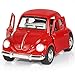 Toy Diecast Car Play Vehicles, Pull Back Action with Lights and Sounds 1:38 - iPlay, iLearn (Red)