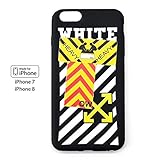LA Design x Street Fashion - TPU Flexible Plastic Protective Case/Cover/Skin/Bumper for iPhone 7 & 8-4.7 Inches (Yellow)